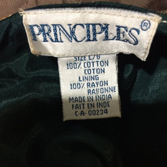 VINTAGE PRINCIPLES PRINT VESTS SIZE L - Picture 7 of 7